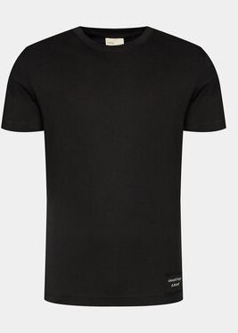Czarny t-shirt Outhorn w stylu casual