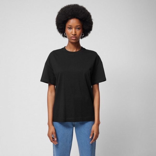 Czarny t-shirt Outhorn z bawełny z krótkim rękawem