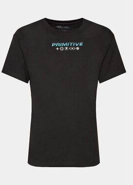 Czarny t-shirt Primitive w młodzieżowym stylu