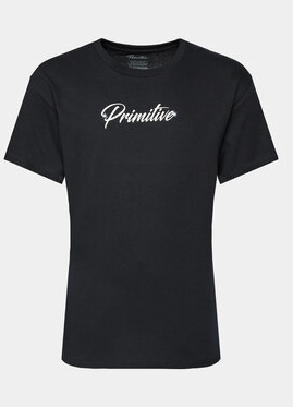 Czarny t-shirt Primitive z nadrukiem w młodzieżowym stylu
