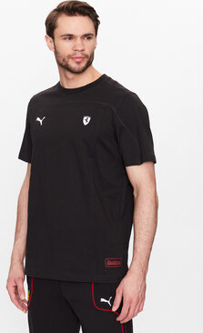 Czarny t-shirt Puma w sportowym stylu