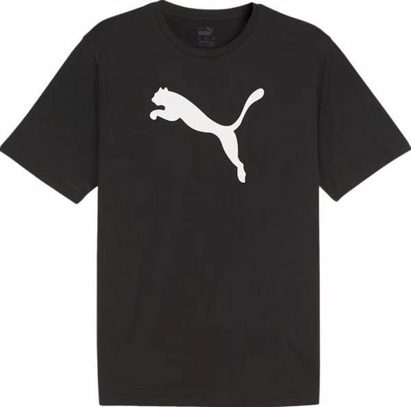 Czarny t-shirt Puma z nadrukiem
