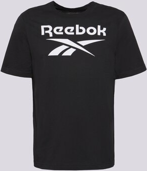 Czarny t-shirt Reebok z krótkim rękawem