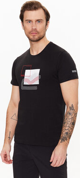 Czarny t-shirt Regatta z krótkim rękawem