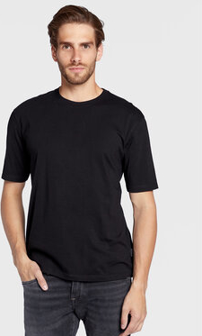 Czarny t-shirt Sisley