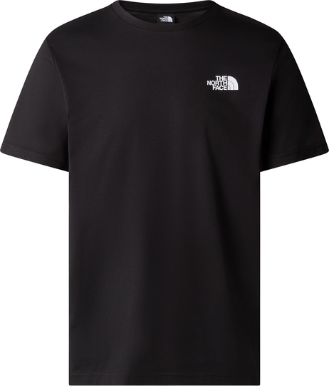 Czarny t-shirt The North Face z bawełny w stylu casual
