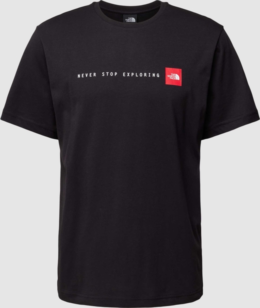 Czarny t-shirt The North Face z krótkim rękawem