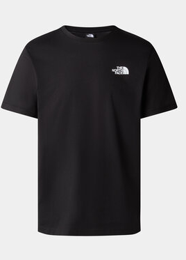 Czarny t-shirt The North Face z krótkim rękawem w sportowym stylu