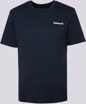 Czarny t-shirt Timberland z krótkim rękawem w street stylu