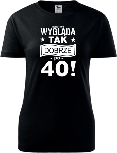 Czarny t-shirt TopKoszulki.pl