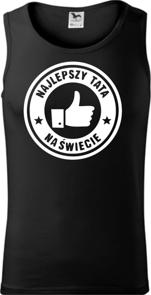Czarny t-shirt TopKoszulki.pl z krótkim rękawem w młodzieżowym stylu