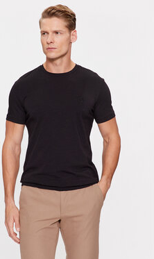 Czarny t-shirt Trussardi z krótkim rękawem