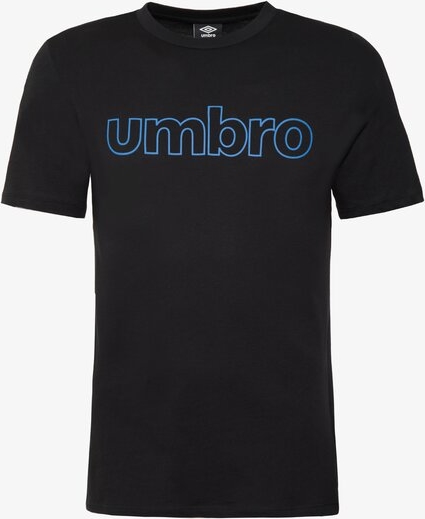 Czarny t-shirt Umbro w młodzieżowym stylu