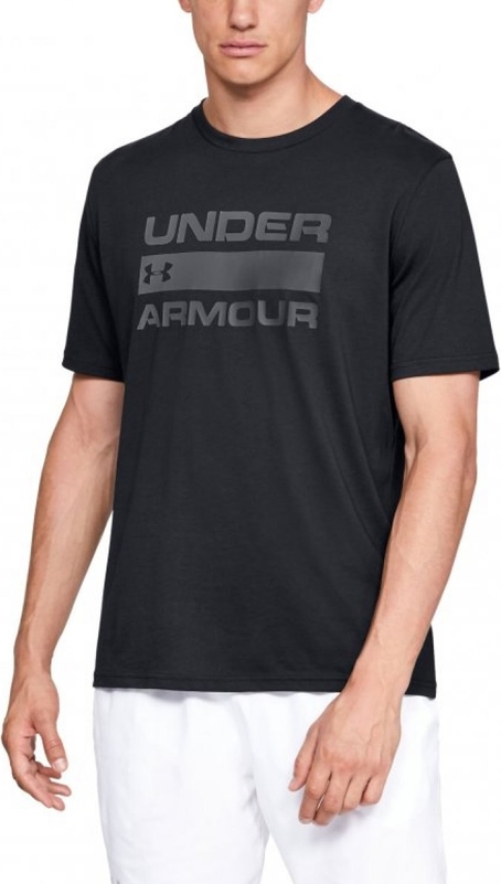 Czarny t-shirt Under Armour z bawełny