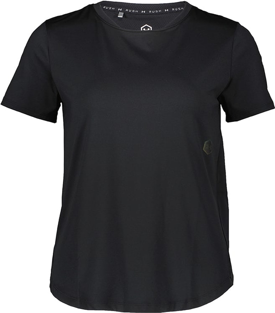 Czarny t-shirt Under Armour z krótkim rękawem w stylu casual z okrągłym dekoltem