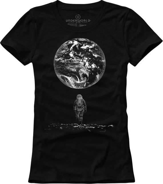 Czarny t-shirt Underworld z bawełny