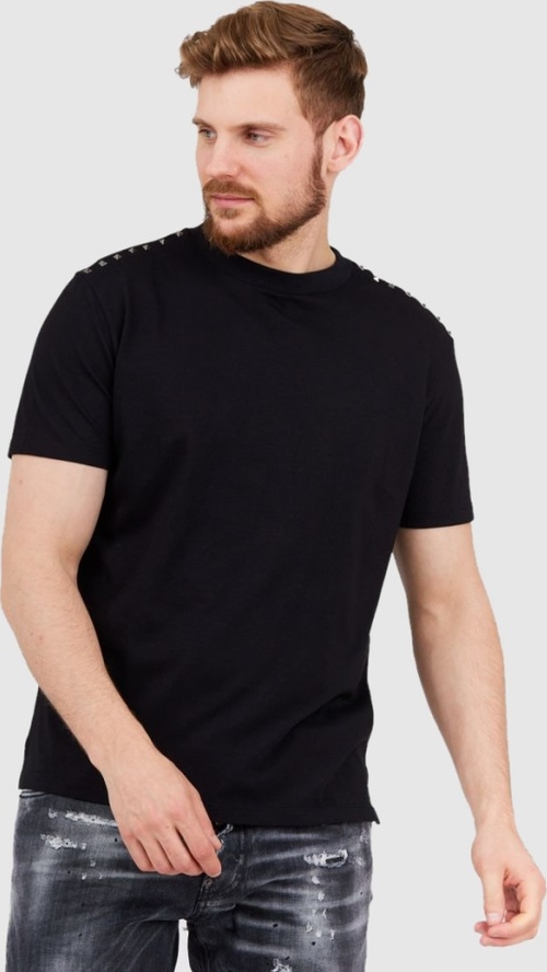 Czarny t-shirt Valentino w stylu casual