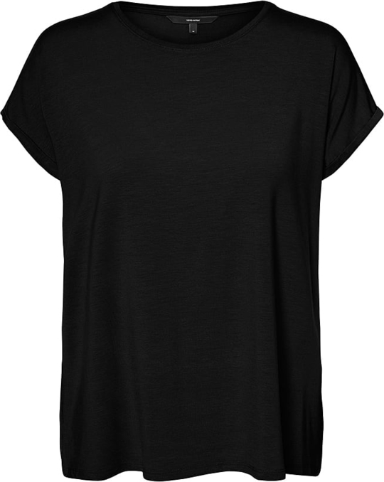 Czarny t-shirt Vero Moda z krótkim rękawem