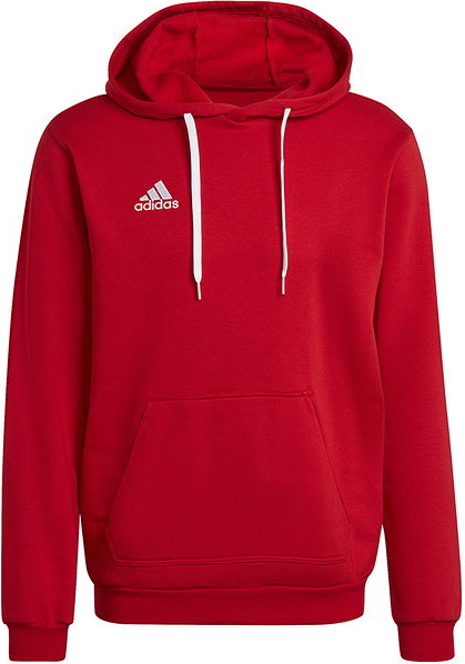 Czerwona bluza Adidas w sportowym stylu z bawełny