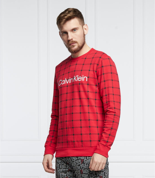 Czerwona bluza Calvin Klein Underwear w młodzieżowym stylu