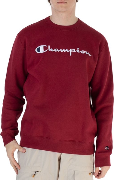 Czerwona bluza Champion z tkaniny w sportowym stylu