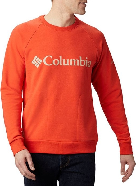 Czerwona bluza Columbia w młodzieżowym stylu