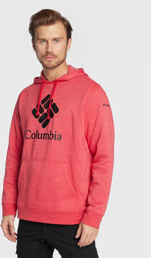 Czerwona bluza Columbia w młodzieżowym stylu