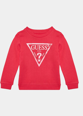 Czerwona bluza dziecięca Guess dla chłopców