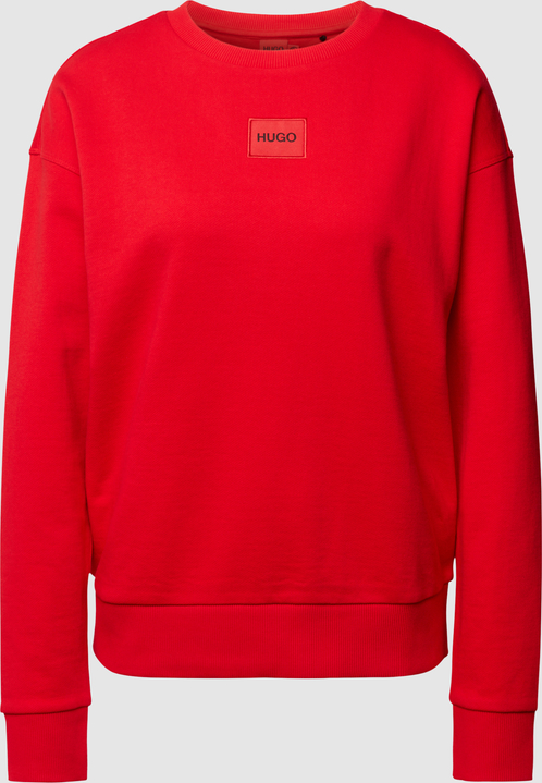 Czerwona bluza Hugo Boss z bawełny