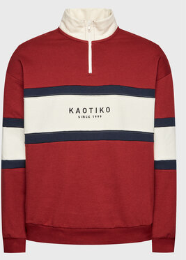 Czerwona bluza Kaotiko w młodzieżowym stylu