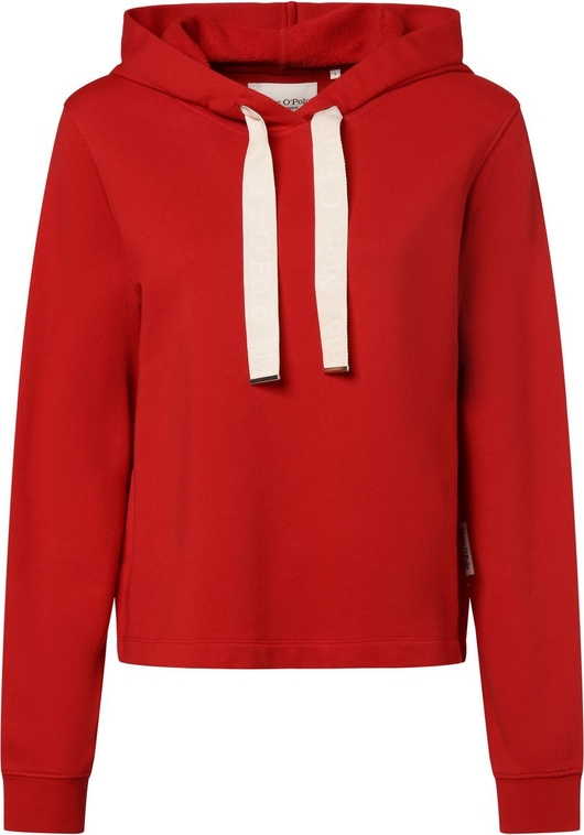 Czerwona bluza Marc O'Polo z bawełny w stylu casual