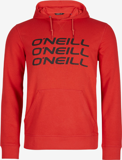 Czerwona bluza O'Neill z bawełny w młodzieżowym stylu