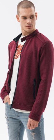Czerwona bluza Ombre w stylu casual