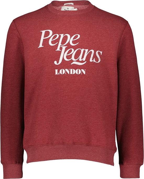 Czerwona bluza Pepe Jeans w młodzieżowym stylu