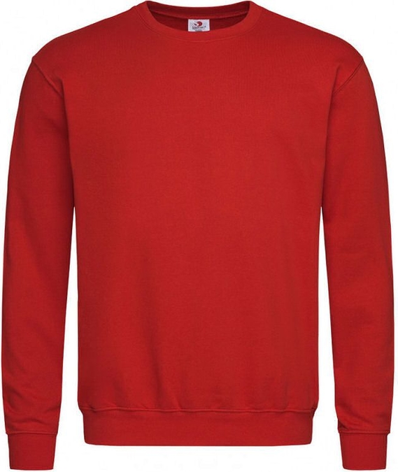 Czerwona bluza Stedman z bawełny