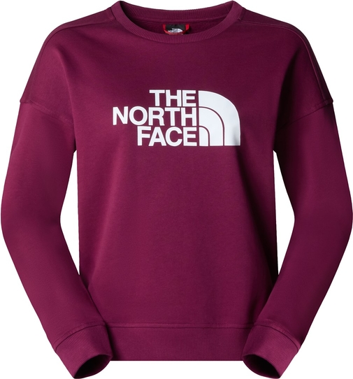 Czerwona bluza The North Face bez kaptura w sportowym stylu