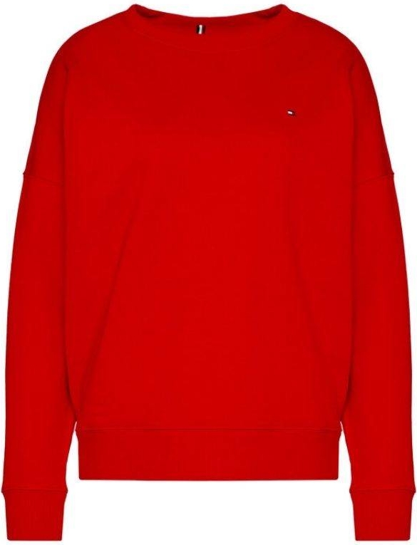 Czerwona bluza Tommy Hilfiger z bawełny
