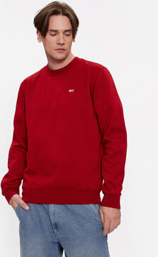Czerwona bluza Tommy Jeans w stylu casual