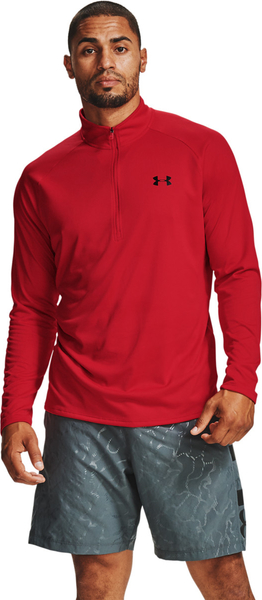 Czerwona bluza Under Armour w sportowym stylu