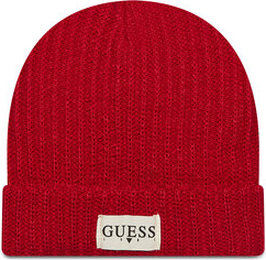 Czerwona czapka Guess