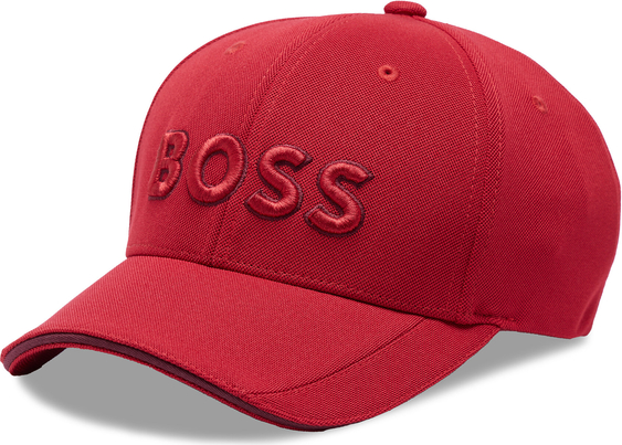 Czerwona czapka Hugo Boss