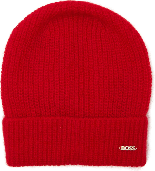Czerwona czapka Hugo Boss