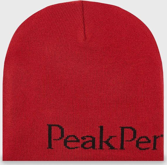 Czerwona czapka Peak performance