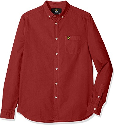 Czerwona koszula amazon.de z krótkim rękawem