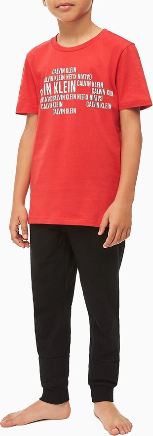 Czerwona koszulka dziecięca Calvin Klein