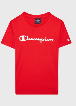 Czerwona koszulka dziecięca Champion dla chłopców
