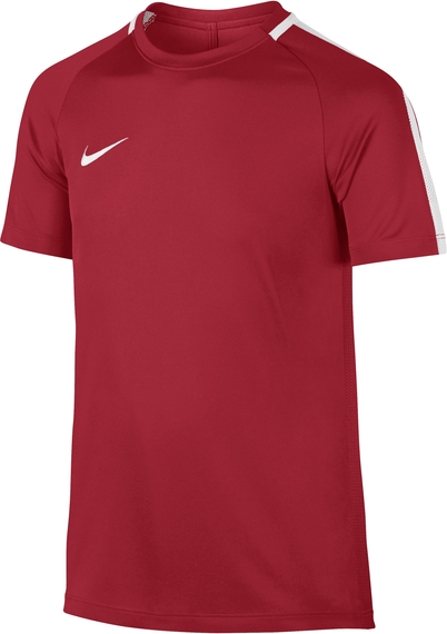 Czerwona koszulka dziecięca Nike z krótkim rękawem
