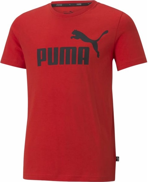 Czerwona koszulka dziecięca Puma dla chłopców