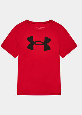 Czerwona koszulka dziecięca Under Armour dla chłopców