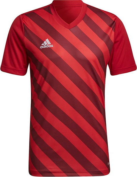 Czerwona koszulka polo Adidas w sportowym stylu